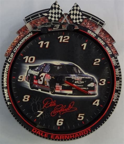 Contact information for wirwkonstytucji.pl - Wake up to the sounds of Dale Earnhardt Sr.'s most exciting races in the number 3 car! Includes driver number silk screened and car image decal recessed into the face of the clock. Full feature alarm clock with snooze button and digital numbers. Officially licensed. Actual size 6"x3.5". Made from high quality ABS plastic resin with matte finish.